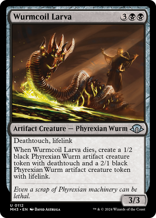 Wurmcoil Larva (MH3-112) - [Modern Horizons 3] Foil