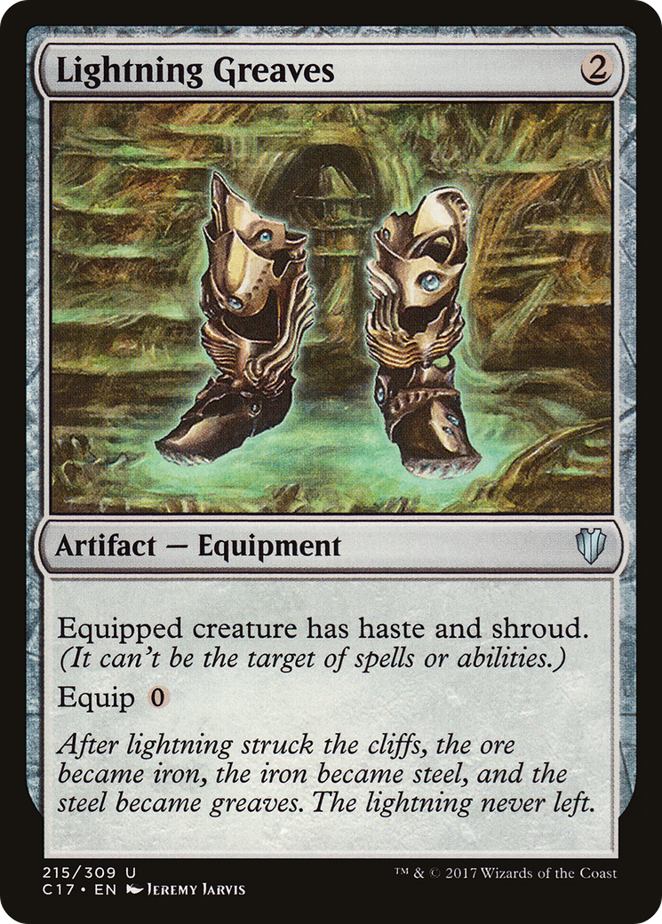 Lightning Greaves (C17-215) - [Commander 2017]