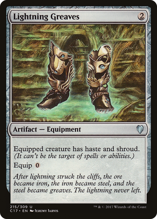 Lightning Greaves (C17-215) - [Commander 2017]