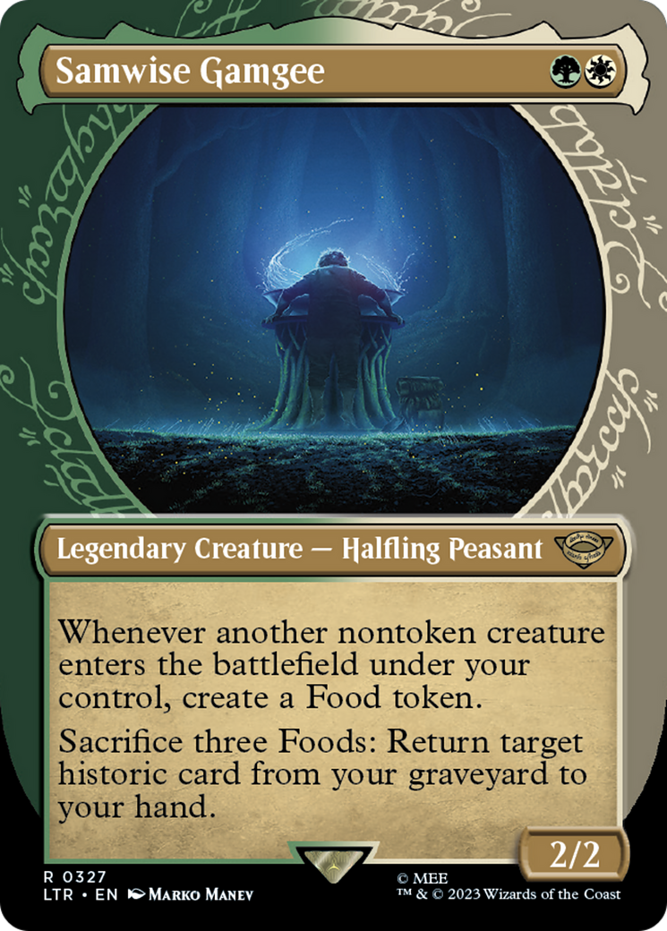 Samwise Gamgee (LTR-327) - [The Lord of the Rings: Tales of Middle-earth]: (Showcase) (Borderless) Foil