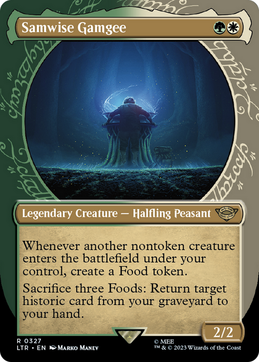 Samwise Gamgee (LTR-327) - [The Lord of the Rings: Tales of Middle-earth]: (Showcase) (Borderless) Foil
