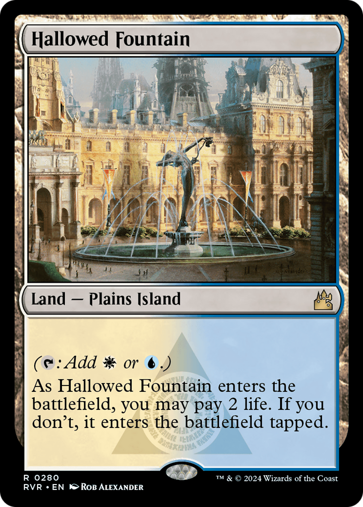 Hallowed Fountain (RVR-280) - [Ravnica Remastered] Foil
