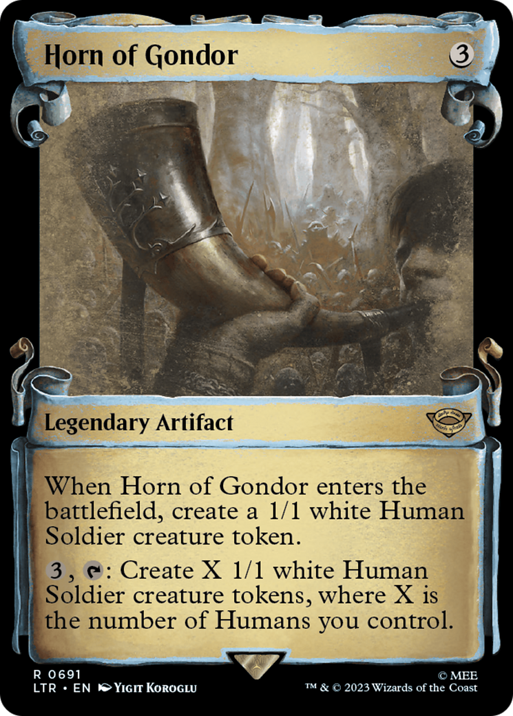 Horn of Gondor (LTR-691) - [The Lord of the Rings: Tales of Middle-earth]: (Showcase) Foil