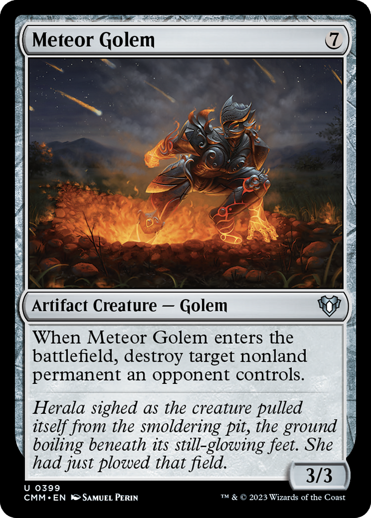 Golem météore [Commandant Maîtres] 