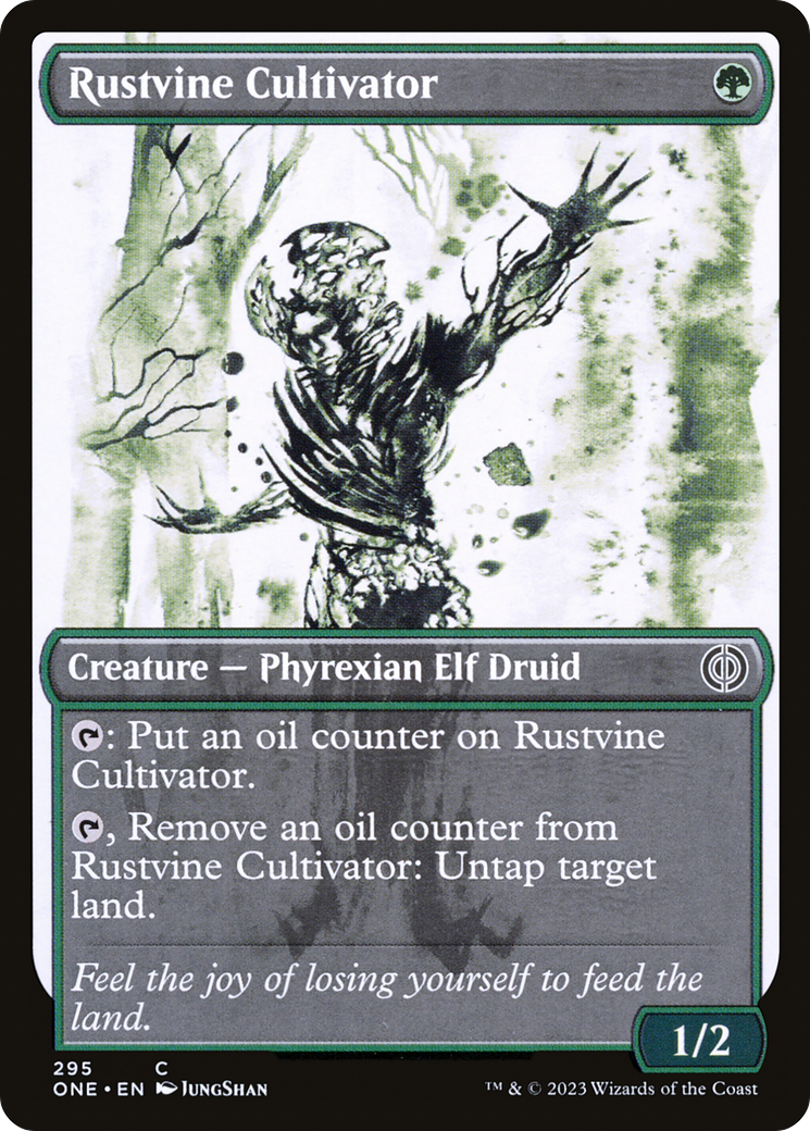Rustvine Cultivator (ONE-295) - [Phyrexia: All Will Be One]: (Showcase) Foil