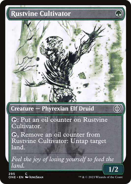 Rustvine Cultivator (ONE-295) - [Phyrexia: All Will Be One]: (Showcase) Foil