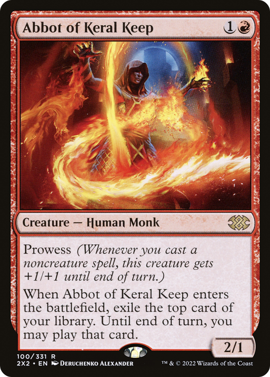 Abbot of Keral Keep (2X2-100) - [Double Masters 2022] Foil