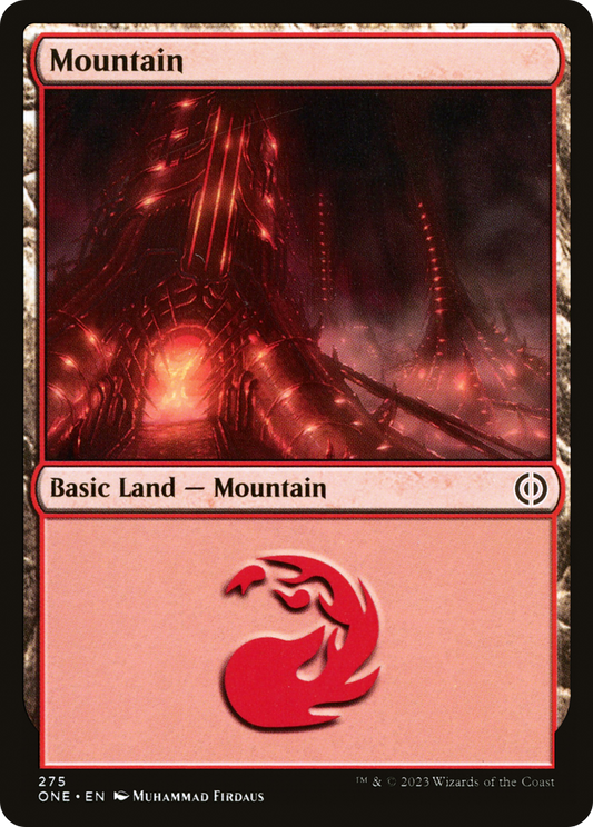 Mountain (ONE-275) - [Phyrexia: All Will Be One]