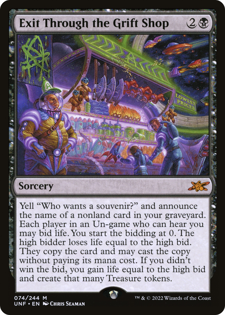 Exit Through the Grift Shop (UNF-074) - [Unfinity] Foil