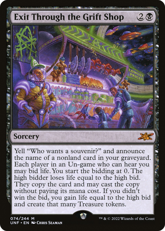 Exit Through the Grift Shop (UNF-074) - [Unfinity] Foil