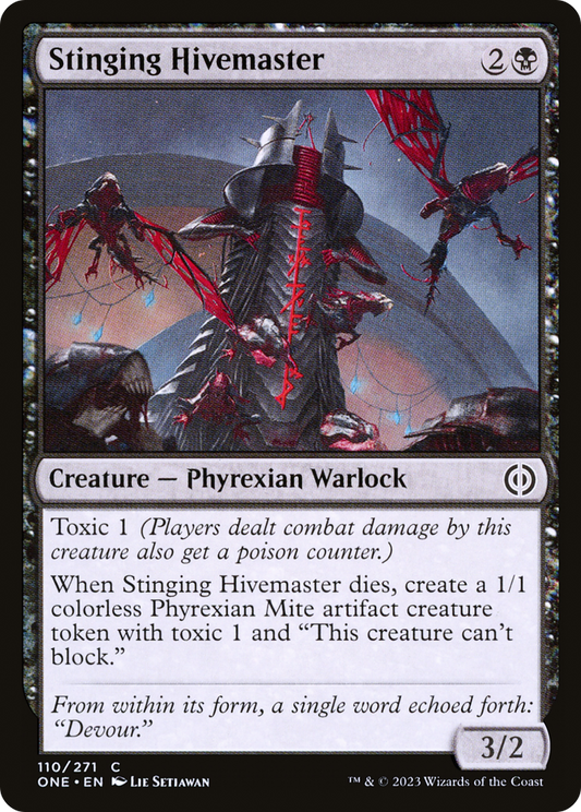 Stinging Hivemaster (ONE-110) - [Phyrexia: All Will Be One]