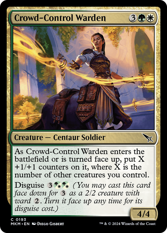 Crowd-Control Warden (MKM-193) - [Murders at Karlov Manor]