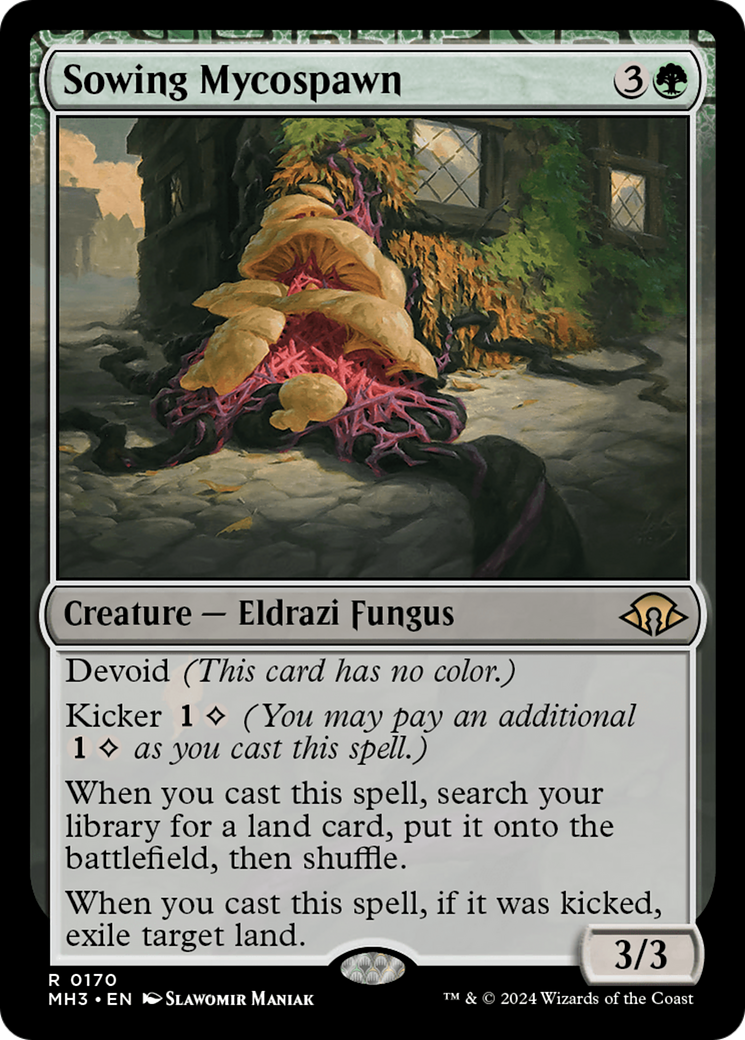 Sowing Mycospawn (MH3-170) - [Modern Horizons 3] Foil