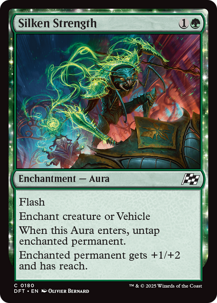 Silken Strength (DFT-180) - [Aetherdrift] Foil