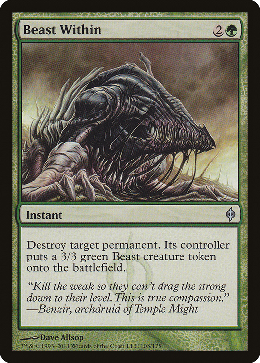 Beast Within (NPH-103) - [New Phyrexia] Foil