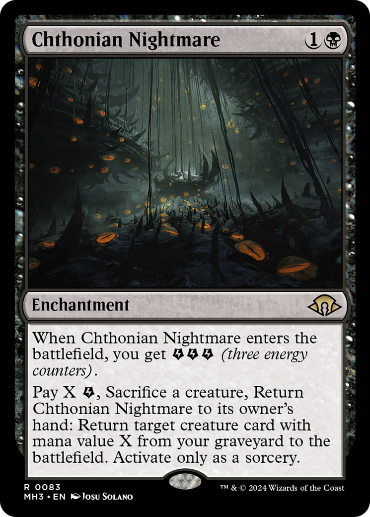 Chthonian Nightmare (MH3-083) - [Modern Horizons 3]