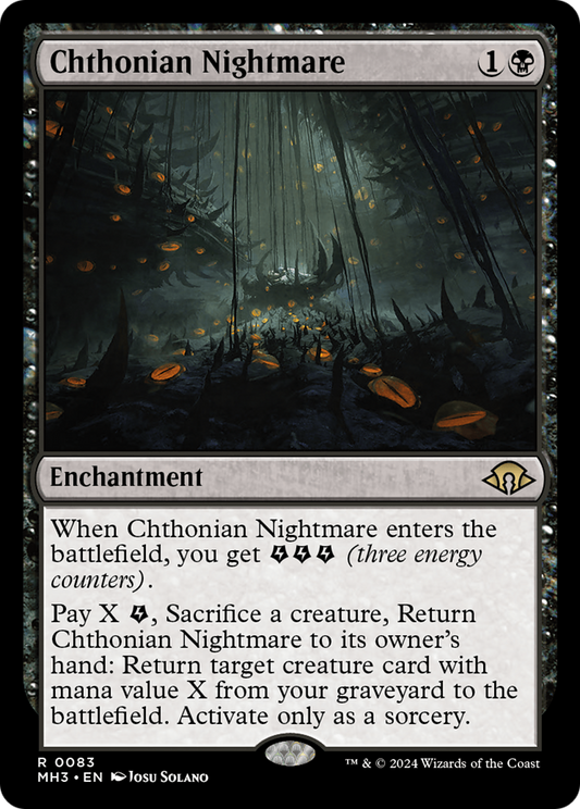 Chthonian Nightmare (MH3-083) - [Modern Horizons 3]