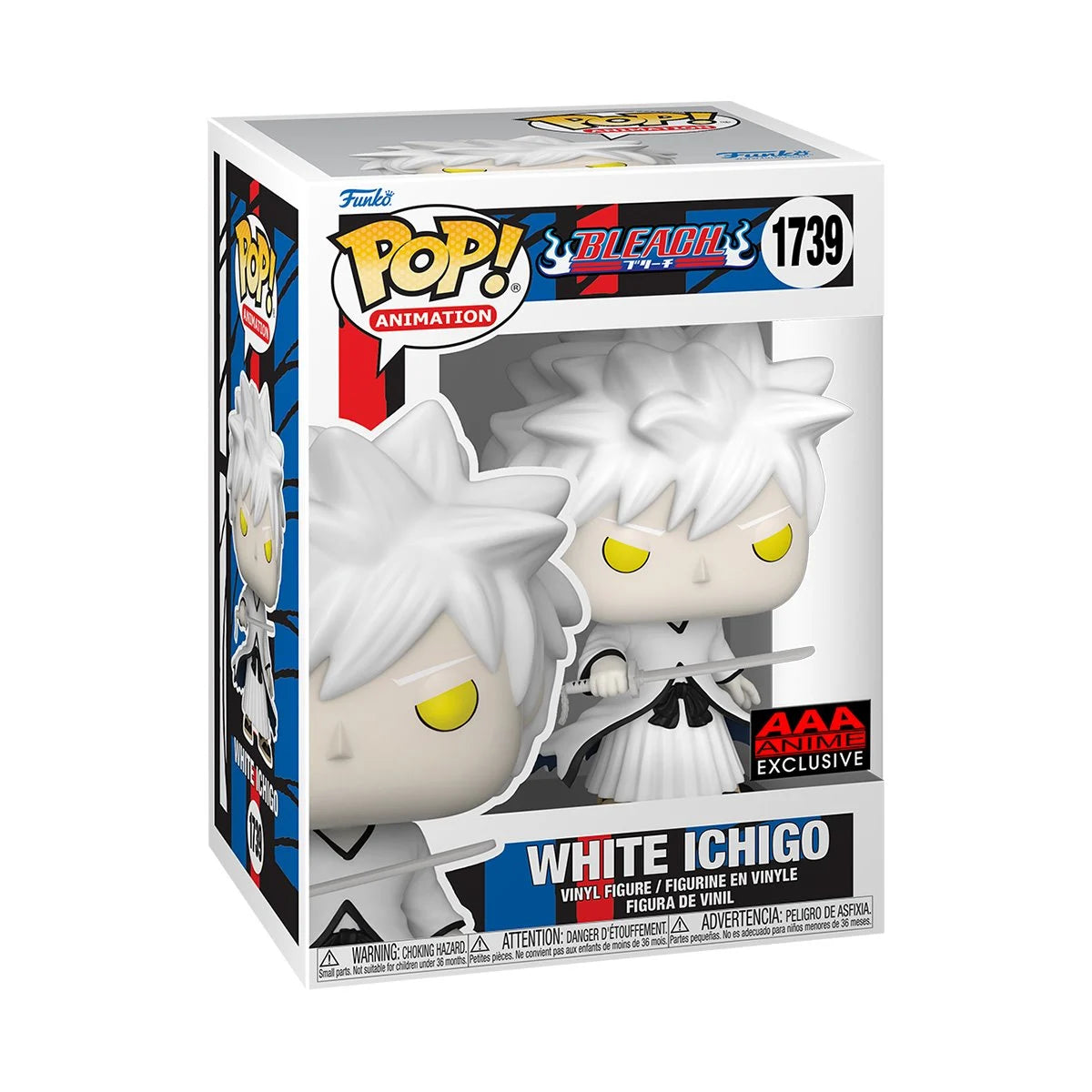 Bleach White Ichigo Kurosaki Funko POP! #1739 AAA Anime Exclusive