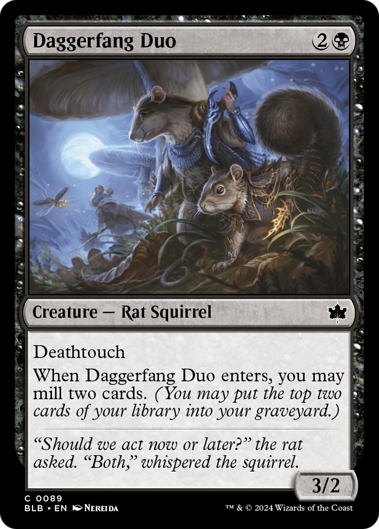 Duo de crocs-de-poignard (BLB-089) - [Bloomburrow] Foil 