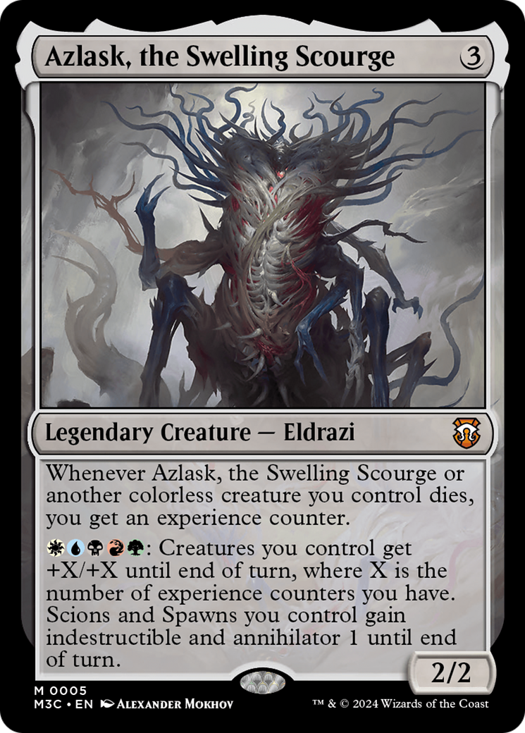 Azlask, the Swelling Scourge (M3C-005) - [Modern Horizons 3 Commander]