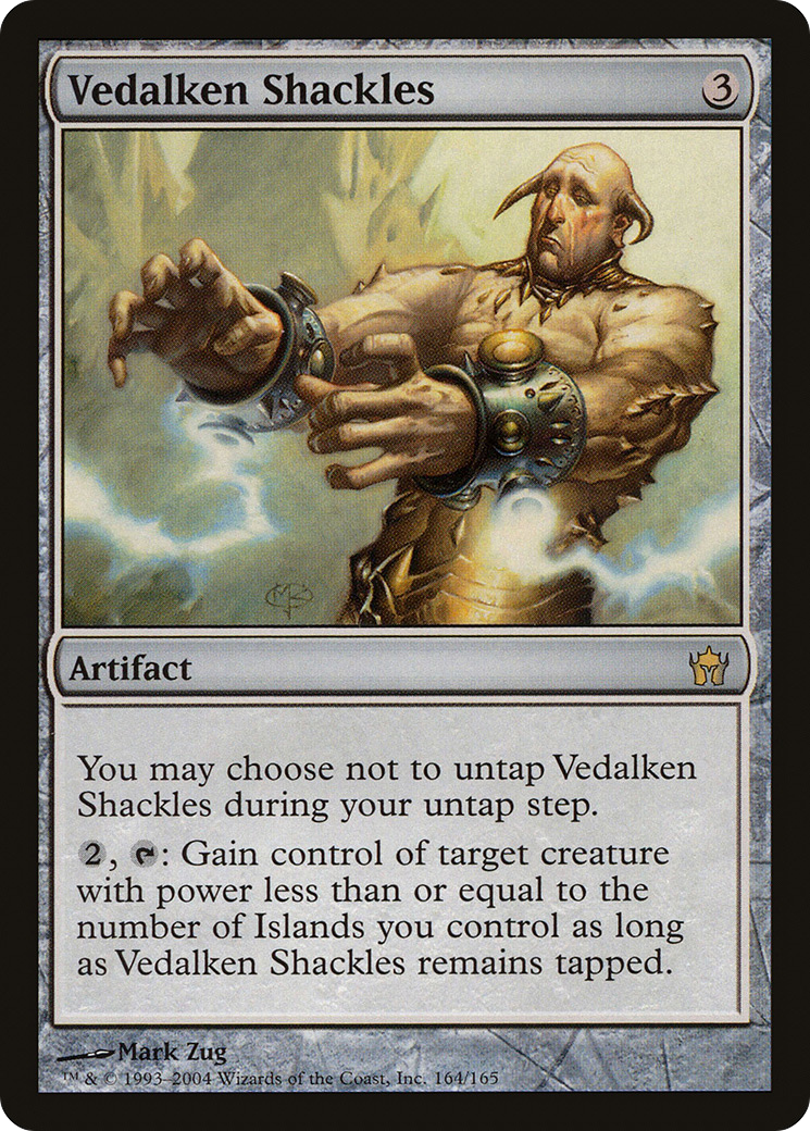 Vedalken Shackles (5DN-164) - [Fifth Dawn]