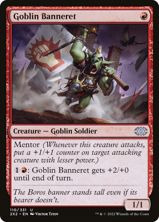 Goblin Banneret (2X2-110) - [Double Masters 2022]
