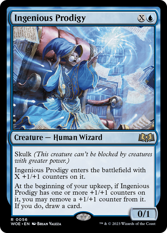 Ingenious Prodigy (WOE-056) - [Wilds of Eldraine] Foil