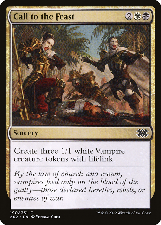 Call to the Feast (2X2-190) - [Double Masters 2022]