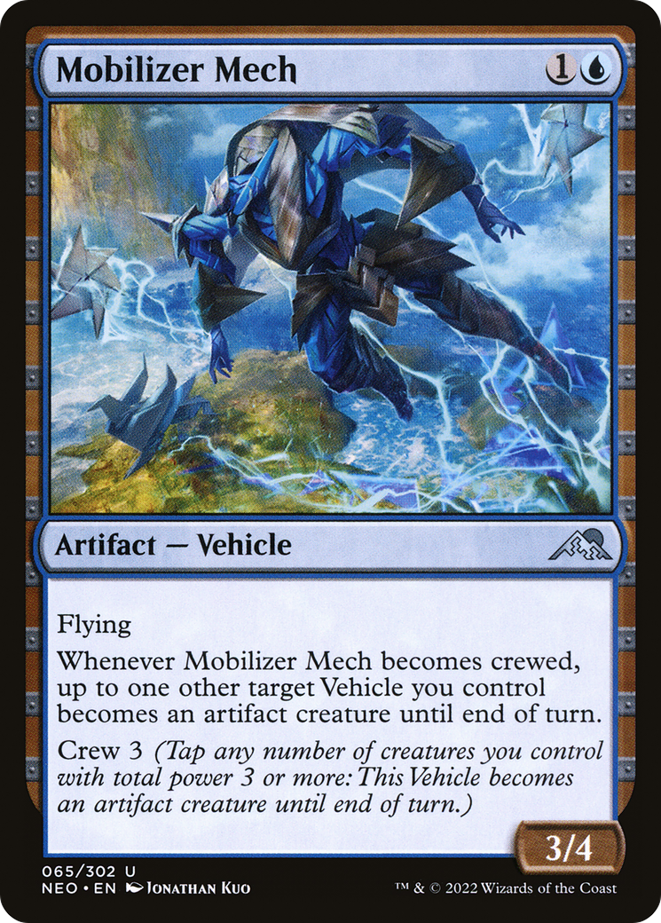 Mobilizer Mech (NEO-065) - [Kamigawa: Neon Dynasty]