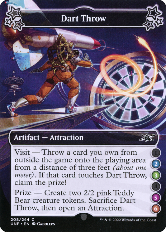 Dart Throw (UNF-208B) - [Unfinity] Foil