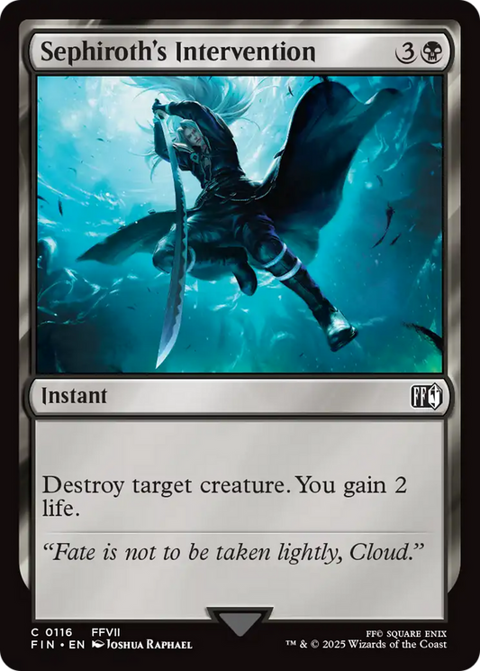 Sephiroth's Intervention (FIN-116) - [FINAL FANTASY] Foil