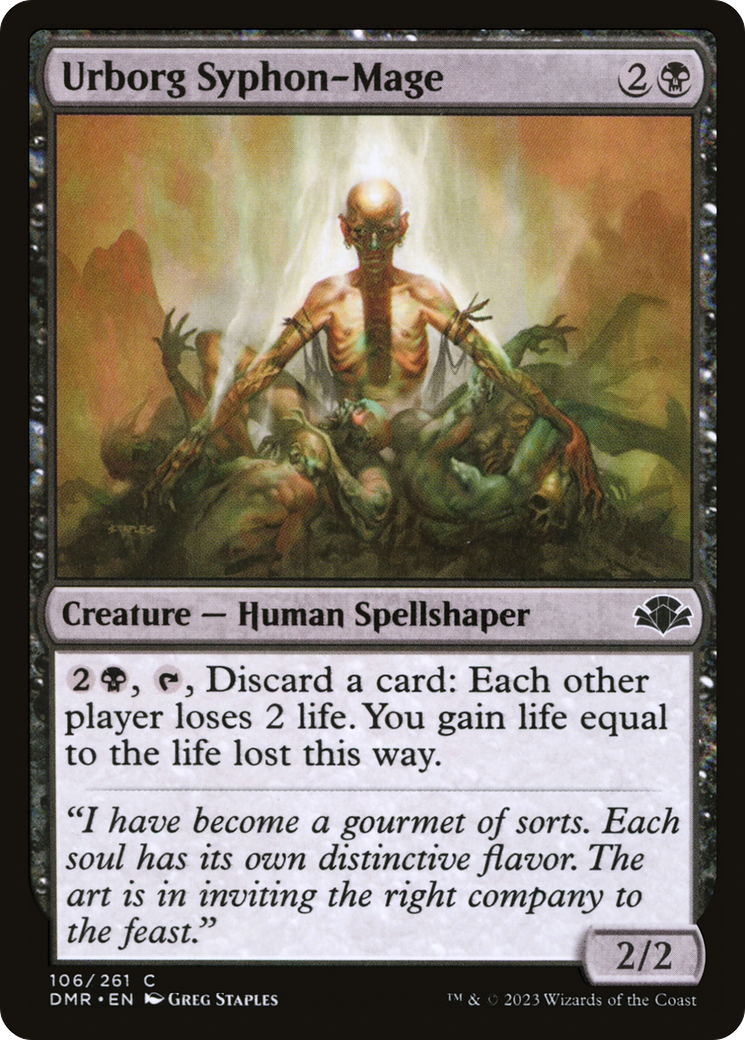 Urborg Syphon-Mage (DMR-106) - [Dominaria Remastered] Foil
