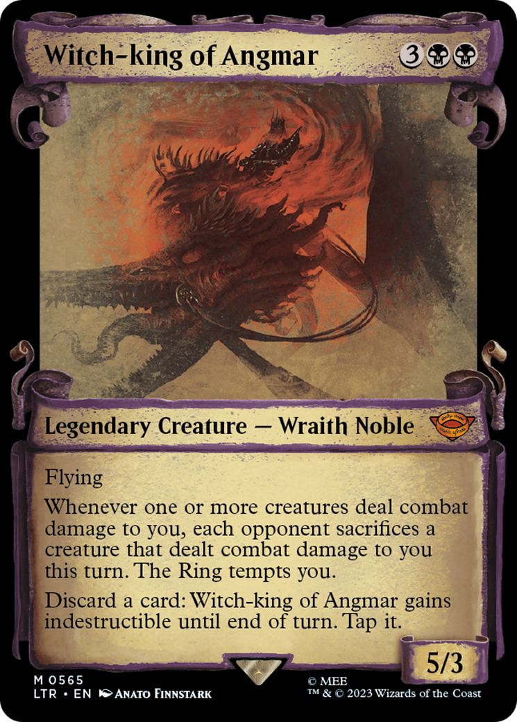 Witch-king of Angmar (LTR-565) - [The Lord of the Rings: Tales of Middle-earth]: (Showcase) Foil
