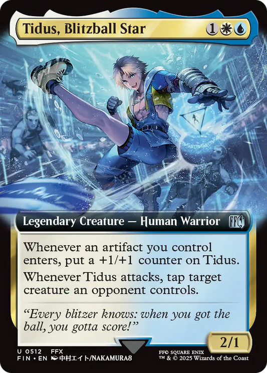 Tidus, Blitzball Star (FIN-512) - [FINAL FANTASY]: (Extended Art) Foil