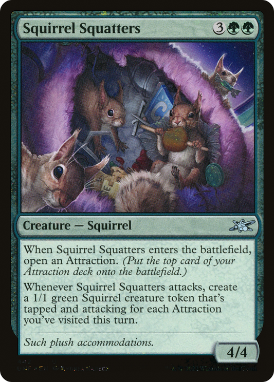 Squirrel Squatters (UNF-442) - [Unfinity] Foil