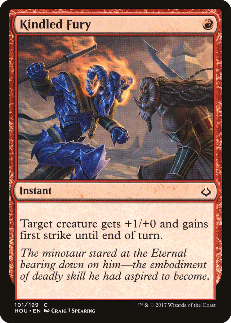 Kindled Fury (HOU-101) - [Hour of Devastation] Foil