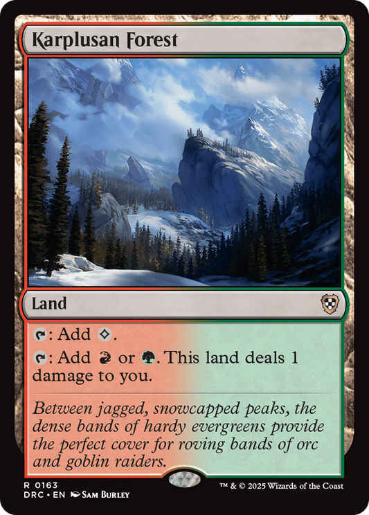 Karplusan Forest (DRC-163) - [Commander: Aetherdrift]