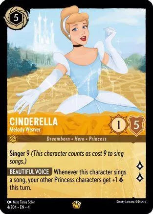 Cinderella - Melody Weaver (4/204) Cold Foil - Ursulas Return - Emmett's ToyStop