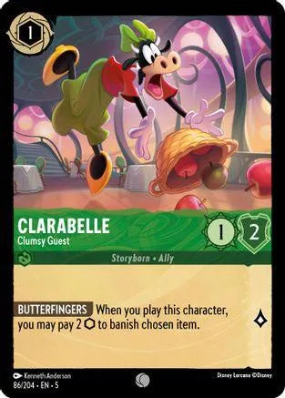 Clarabelle - Clumsy Guest (86/204) Cold Foil - Shimmering Skies - Emmett's ToyStop