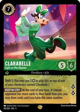 Clarabelle - Light on Her Hooves (84/204) Cold Foil - Shimmering Skies - Emmett's ToyStop