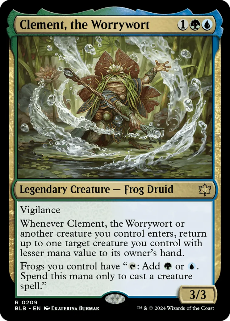 Clement, the Worrywort (BLB-209) - [Bloomburrow] Foil - Emmett's ToyStop