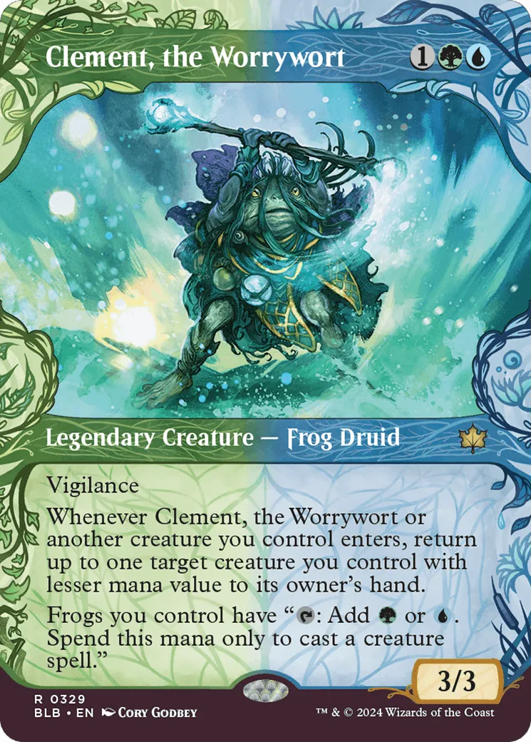 Clement, the Worrywort (BLB-329) - [Bloomburrow] Foil - Emmett's ToyStop