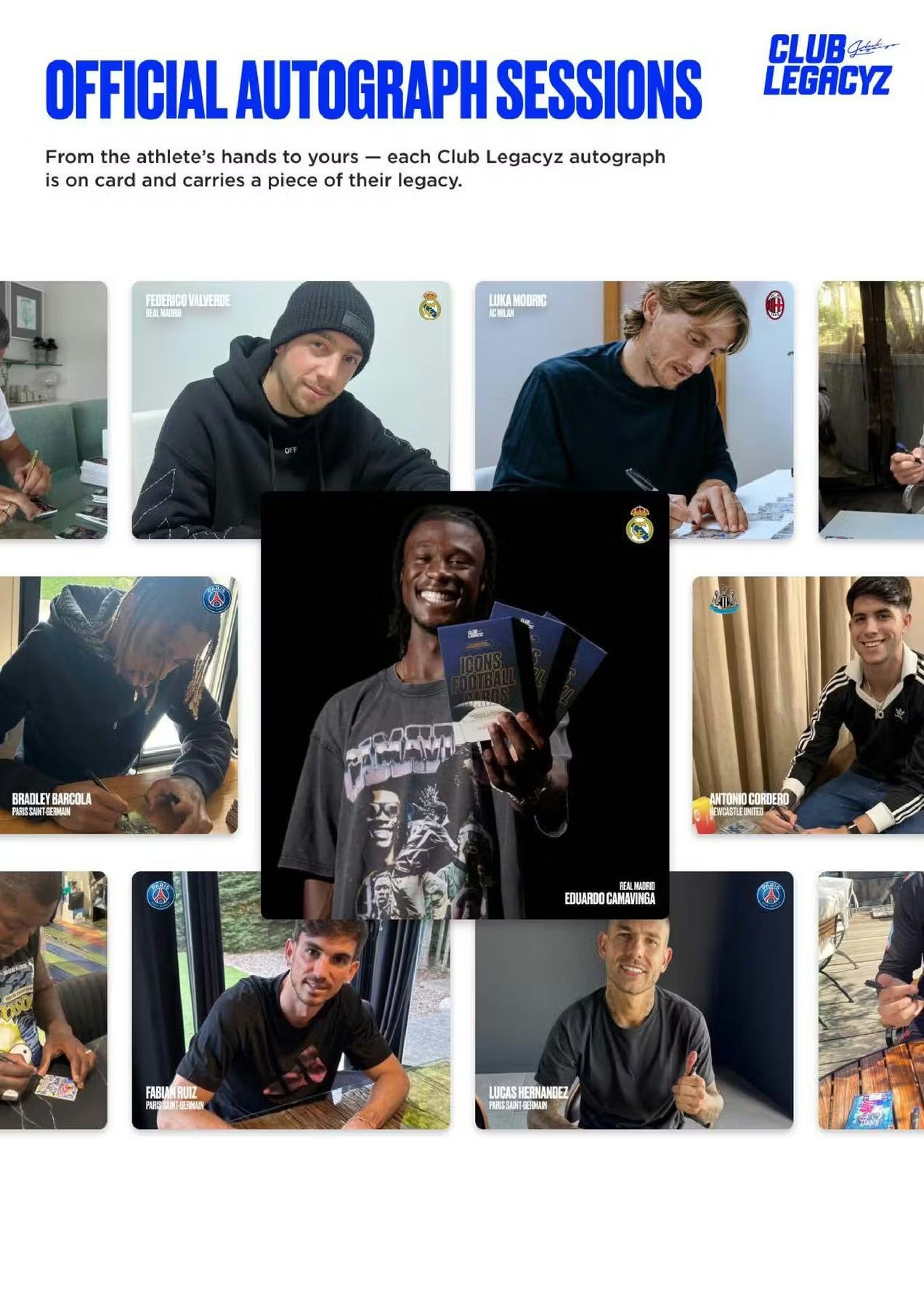 2025 Club Legacyz Icons Soccer Second Edition Hobby Box