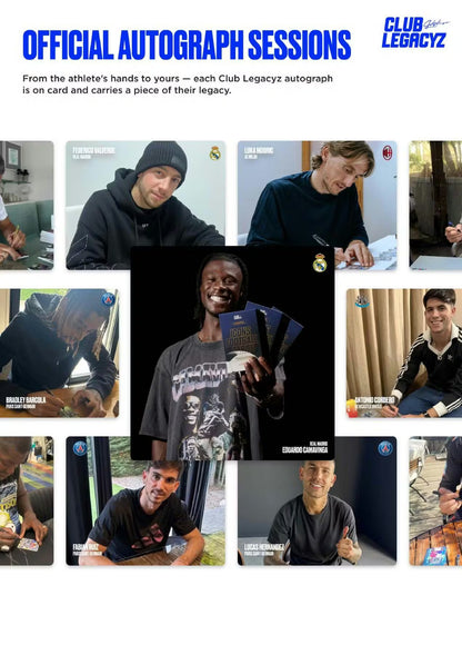 2025 Club Legacyz Icons Soccer Second Edition Hobby Box