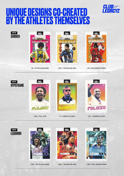 2025 Club Legacyz Icons Soccer Second Edition Hobby Box