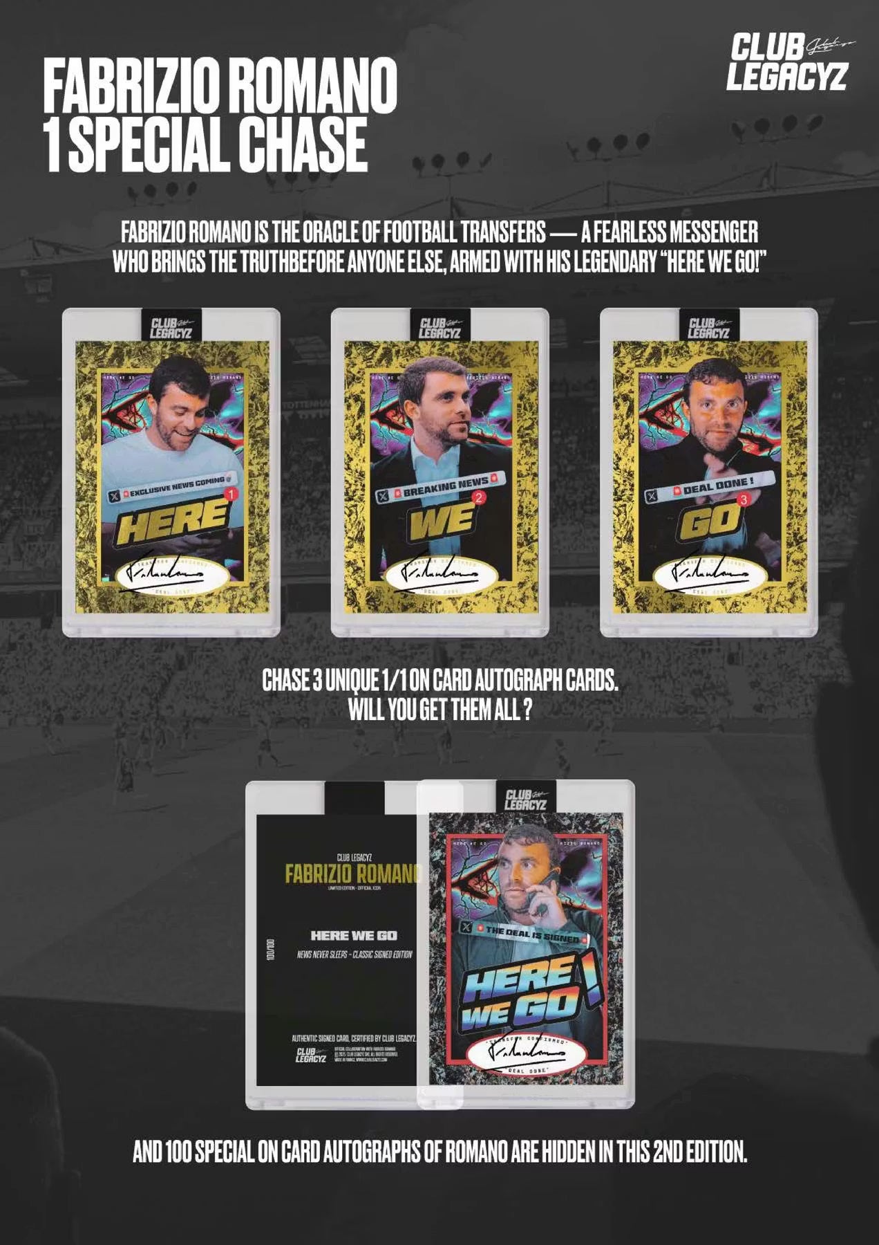 2025 Club Legacyz Icons Soccer Second Edition Hobby Box