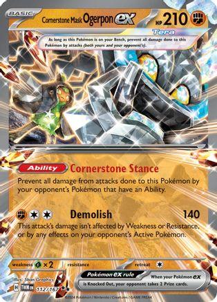 Cornerstone Mask Ogerpon ex 112/167 - SV06 Twilight Masquerade Holofoil - Emmett's ToyStop