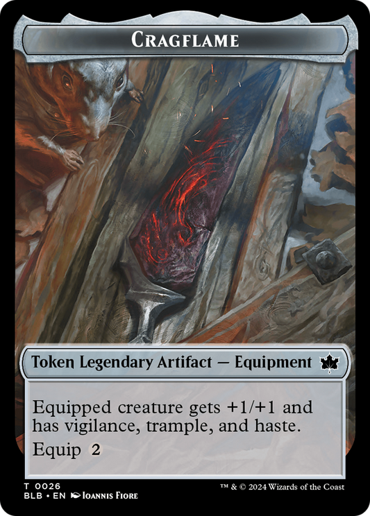 Cragflame (TBLB-026) - [Bloomburrow Tokens] Foil - Emmett's ToyStop