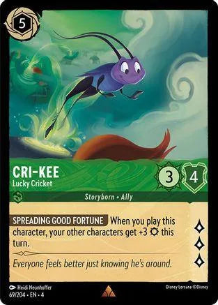 Cri-Kee - Lucky Cricket (69/204) Cold Foil - Ursulas Return - Emmett's ToyStop