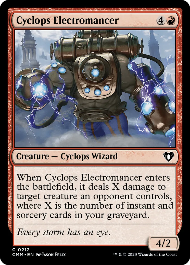 Cyclops Electromancer [Commander Masters] - Emmett's ToyStop